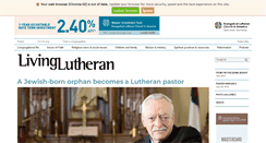 Desktop Screenshot of livinglutheran.org